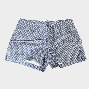 Gap Geometric Blue Shorts Size 04 R